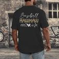 Baseball Mawmaw Leopard Baseball Heart Men's Back Print T-Shirt Baseball Mawmaw Leopard Baseball Heart Men's Back Print T-Shirt