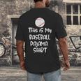 This Is My Baseball Pajama Shirt For Players Teens Boys Girl Men's Back Print T-Shirt This Is My Baseball Pajama Shirt For Players Teens Boys Girl Men's Back Print T-Shirt