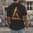 Baseball Player Men's Back Print T-Shirt Baseball Player Men's Back Print T-Shirt