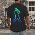 Baseball Player Graphic Men's Back Print T-Shirt Baseball Player Graphic Men's Back Print T-Shirt