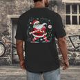 Baseball Santa 67 Christmas Xmas Pajamas Boys Kid Men's Back Print T-Shirt Baseball Santa 67 Christmas Xmas Pajamas Boys Kid Men's Back Print T-Shirt