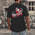 Baseball Santa 67 Christmas Xmas Pajamas Boys Men's Back Print T-Shirt Baseball Santa 67 Christmas Xmas Pajamas Boys Men's Back Print T-Shirt
