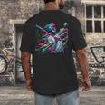 Baseball Skeleton Ice Cream Drip Baseball Boys Youth Men's Back Print T-Shirt Baseball Skeleton Ice Cream Drip Baseball Boys Youth Men's Back Print T-Shirt