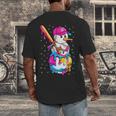 Baseball Snowman Drip Christmas Baseball Boys Men Kids Men's Back Print T-Shirt Baseball Snowman Drip Christmas Baseball Boys Men Kids Men's Back Print T-Shirt