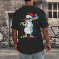 Baseball Snowman Drip Cool Christmas Men Boys Girls Men's Back Print T-Shirt Baseball Snowman Drip Cool Christmas Men Boys Girls Men's Back Print T-Shirt