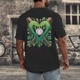 Baseball St Patricks Day Boys Girls Men Women Shamrock Green Men's Back Print T-Shirt