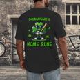 Baseball St Patrick's Day Irish Shamrock Trendy Men's Back Print T-Shirt Baseball St Patrick's Day Irish Shamrock Trendy Men's Back Print T-Shirt