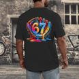 Baseball Stuff Six Seven 67 Ice Cream Drip 6 7 Baseball Kids Men's Back Print T-Shirt Baseball Stuff Six Seven 67 Ice Cream Drip 6 7 Baseball Kids Men's Back Print T-Shirt