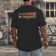 Baseball Tee My Therapist Bat Men Women Kids Men's Back Print T-Shirt Baseball Tee My Therapist Bat Men Women Kids Men's Back Print T-Shirt