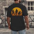 Baseball Tee Sunset Silhouette Players Men Women Kids Men's Back Print T-Shirt Baseball Tee Sunset Silhouette Players Men Women Kids Men's Back Print T-Shirt