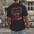 Baseball Is My Valentine Coach Player Lovers Cool Sport Love Men's Back Print T-Shirt Baseball Is My Valentine Coach Player Lovers Cool Sport Love Men's Back Print T-Shirt