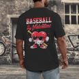 Baseball Is My Valentine Shirt Heart Drip Baseball Lovers Men's Back Print T-Shirt Baseball Is My Valentine Shirt Heart Drip Baseball Lovers Men's Back Print T-Shirt