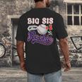 Big Sis Rookie Of Year 1st Birthday Baseball Theme Matching Men's Back Print T-Shirt Big Sis Rookie Of Year 1st Birthday Baseball Theme Matching Men's Back Print T-Shirt