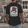 Bleached Nanny Life Soccer Messy Bun Baseball Game Day Men's Back Print T-Shirt Bleached Nanny Life Soccer Messy Bun Baseball Game Day Men's Back Print T-Shirt
