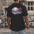 Bonus Mom Rookie Of Year 1st Birthday Baseball Theme Men's Back Print T-Shirt Bonus Mom Rookie Of Year 1st Birthday Baseball Theme Men's Back Print T-Shirt