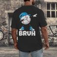 Boys Baseball Graphic Tee Teen Apparel Cute Meme Bruh Men's Back Print T-Shirt Boys Baseball Graphic Tee Teen Apparel Cute Meme Bruh Men's Back Print T-Shirt