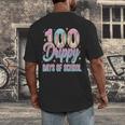 Boys Kids 100 Drippy Days Of School Baseball Drip Ice Cream Men's Back Print T-Shirt Boys Kids 100 Drippy Days Of School Baseball Drip Ice Cream Men's Back Print T-Shirt