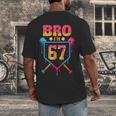 Bro I’m 67 Baseball Drip Number 67 Player 67th Birthday Men's Back Print T-Shirt Bro I’m 67 Baseball Drip Number 67 Player 67th Birthday Men's Back Print T-Shirt