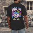 Bruh Baseball Drip Boys Youth Ice Cream Dripping Baseball Men's Back Print T-Shirt