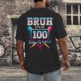 Bruh It's My 100 Days Of School Baseball Ice Cream Drip Boys Men's Back Print T-Shirt Bruh It's My 100 Days Of School Baseball Ice Cream Drip Boys Men's Back Print T-Shirt