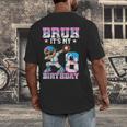 Bruh It's My 8th Birthday Baseball Ice Cream Drip 8 Year Old Men's Back Print T-Shirt Bruh It's My 8th Birthday Baseball Ice Cream Drip 8 Year Old Men's Back Print T-Shirt