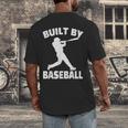 Built By Baseball Baseball For Men Women Boys Players Men's Back Print T-Shirt Built By Baseball Baseball For Men Women Boys Players Men's Back Print T-Shirt