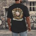 Camo Baseball Gloves Lifestyle 101 Apparel Drip Ice Cream Men's Back Print T-Shirt Camo Baseball Gloves Lifestyle 101 Apparel Drip Ice Cream Men's Back Print T-Shirt