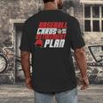 Cards Collector Baseball Cards Are My Retirement Plan Men's Back Print T-Shirt