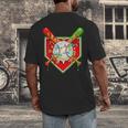 Christmas Baseball Ice Cream Drip Men Women Kids Men's Back Print T-Shirt