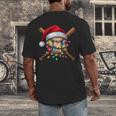 Christmas Baseball Pajama Santa For Men Boys Girls Kids Xmas Men's Back Print T-Shirt Christmas Baseball Pajama Santa For Men Boys Girls Kids Xmas Men's Back Print T-Shirt