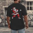 Christmas Baseball Player Santa Xmas Boys Men Toddler Men's Back Print T-Shirt Christmas Baseball Player Santa Xmas Boys Men Toddler Men's Back Print T-Shirt