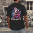 Christmas Baseball Santa Game Day Xmas Boys Kids Men Men's Back Print T-Shirt Christmas Baseball Santa Game Day Xmas Boys Kids Men Men's Back Print T-Shirt