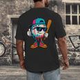 Cool Baseball Drip For Boys Ice Cream Drip Baseball Kids Men's Back Print T-Shirt