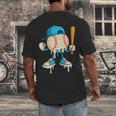 Cool Drip Baseball Shirt Youth Baseball Drip Men's Back Print T-Shirt Cool Drip Baseball Shirt Youth Baseball Drip Men's Back Print T-Shirt