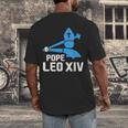 Da Pope Leo XIV Baseball Men's Back Print T-Shirt Da Pope Leo XIV Baseball Men's Back Print T-Shirt