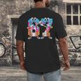 Dabbing Baseball Ice Cream Drip Number 67 Birthday Party Men's Back Print T-Shirt Dabbing Baseball Ice Cream Drip Number 67 Birthday Party Men's Back Print T-Shirt