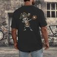 Dabbing Pirate Skeleton Baseball Dab Costume Boys Kids Men Men's Back Print T-Shirt Dabbing Pirate Skeleton Baseball Dab Costume Boys Kids Men Men's Back Print T-Shirt