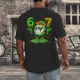 Drip Baseball Irish Shamrock St Patricks Men Boy Kid Men's Back Print T-Shirt