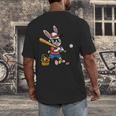 Easter Bunny Baseball Player Batter Rabbit Boys Kids Men Men's Back Print T-Shirt Easter Bunny Baseball Player Batter Rabbit Boys Kids Men Men's Back Print T-Shirt