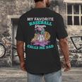 My Favorite Baseball Player Calls Me Dad Ice Cream Drip Men's Back Print T-Shirt My Favorite Baseball Player Calls Me Dad Ice Cream Drip Men's Back Print T-Shirt