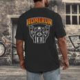 Football Referee Touchdown Baseball Homerun Raccoon Men's Back Print T-Shirt Football Referee Touchdown Baseball Homerun Raccoon Men's Back Print T-Shirt