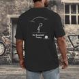 Game Day No Baseball Today Men's Back Print T-Shirt