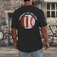 Grammy Of Ballers Football Baseball Grandma Grammy Men's Back Print T-Shirt