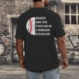 Greatest Game Ever Played Was In Cleveland 2016 Baseball Men's Back Print T-Shirt Greatest Game Ever Played Was In Cleveland 2016 Baseball Men's Back Print T-Shirt