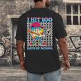 I Hit 100 Days Of School 67 Drip Baseball Boys Kids Men's Back Print T-Shirt I Hit 100 Days Of School 67 Drip Baseball Boys Kids Men's Back Print T-Shirt