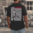 I Hit 100 Days Of School Baseball 100th Day Boys Kids Men's Back Print T-Shirt