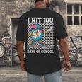 I Hit 100 Days Of School Baseball Ice Cream Drip Boys Girls Men's Back Print T-Shirt I Hit 100 Days Of School Baseball Ice Cream Drip Boys Girls Men's Back Print T-Shirt