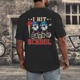 I Hit 100 Days Of School Baseball Kids Boy Teacher 100th Day Men's Back Print T-Shirt I Hit 100 Days Of School Baseball Kids Boy Teacher 100th Day Men's Back Print T-Shirt