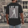I Hit 100 Days Of School Boys Kids 100th Day Balls Baseball Men's Back Print T-Shirt I Hit 100 Days Of School Boys Kids 100th Day Balls Baseball Men's Back Print T-Shirt