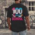HUGvyn 100 Days Of School Baseball Ice Cream Teacher Student Men's Back Print T-Shirt HUGvyn 100 Days Of School Baseball Ice Cream Teacher Student Men's Back Print T-Shirt